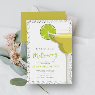 Modern Elegant Margs och Möhippa för matematik Inbjudningar