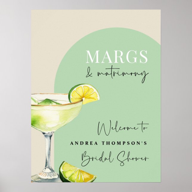Modern Elegant Margs och Möhippa för matematik Poster (Framsidan)