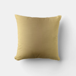 Modern Elegant Metallic Ombre Solid Guld Kudde