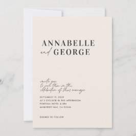 Modern elegant - minimal typografi, svart och vitt