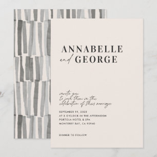Modern elegant - minimal typografi, svart och vitt