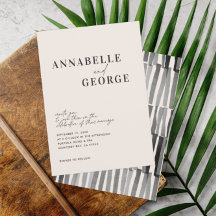 Modern elegant - minimal typografi, svart och vitt