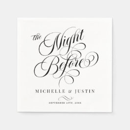  Modern Elegant Minimalist Övningsmiddag  Pappersservett