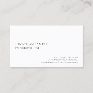 Modern Elegant Minimalist Skapa Din Egen Visitkort