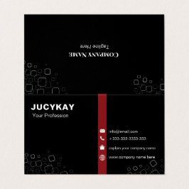 Modern Elegant Minimalistisk Professionell Enkel F Visitkort