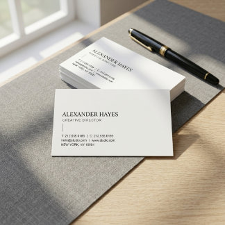 Modern Elegant Minimalistisk Professionell Enkel Visitkort