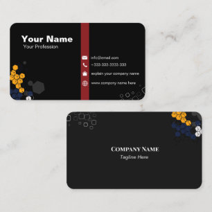 Modern Elegant - minimalistisk Professionell - sla Visitkort