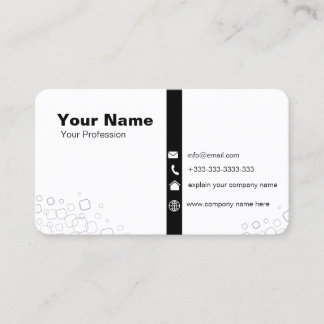Modern Elegant - minimalistisk Professionell - sla Visitkort