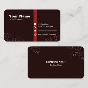 Modern Elegant - minimalistisk Professionell - sla Visitkort