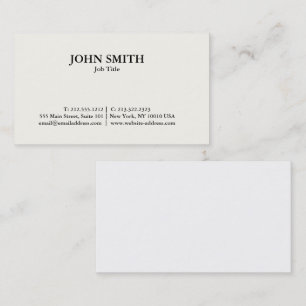 Modern Elegant - minimalistisk Professionell - sla Visitkort