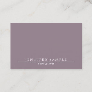 Modern Elegant - minimalistisk salonlyxplansformad Visitkort