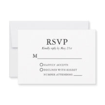 Modern Elegant - minimalistiskt Bröllop