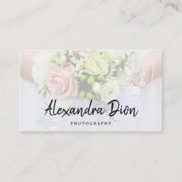 Modern elegant - minimalt övertäckningsfotografi visitkort