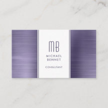 Modern Elegant Monogram Lila Consultant