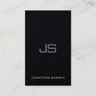 Modern Elegant Monogram-mall Template Lyxig Visitkort