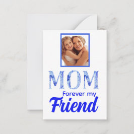 Modern Elegant Mors Dag|Evig Vän Anteckningskort
