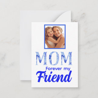 Modern Elegant Mors Dag|Evig Vän Anteckningskort