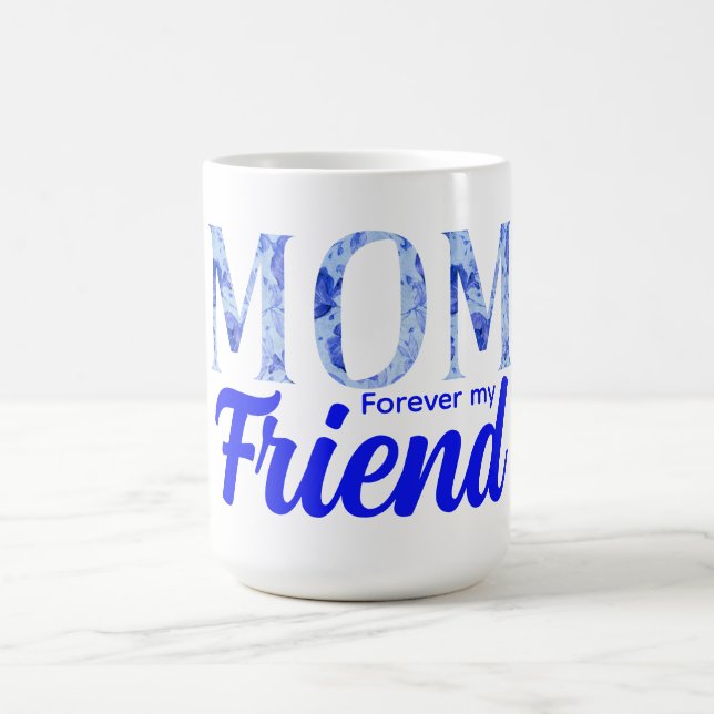 Modern Elegant Mors Dag|Evig Vän Kaffemugg (Center)