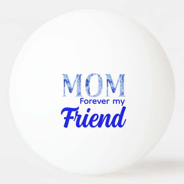 Modern Elegant Mors Dag|Evig Vän Pingisboll (Framsidan)