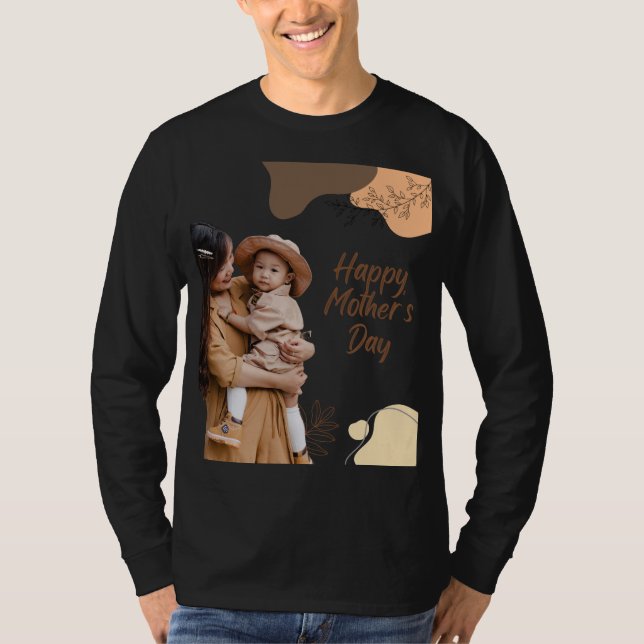 Modern Elegant Mors Dag T Shirt (Framsida)