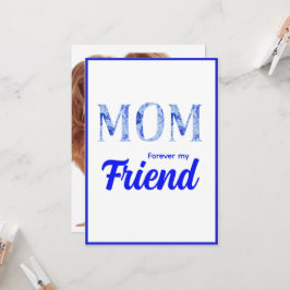Modern Elegant Mother’s Day| Forever  my Friend Kort