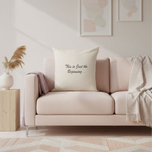 Modern elegant motiverande citat typografi Kudde