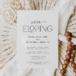 Modern Elegant - mottagande av fotoutökning Inbjudningar<br><div class="desc">Förbered dig på enkelhetens skönhet på din speciella dag med våra elegant minimalistiska inbjudningar att ta emot fotografier. Designad med en ren och modern estetik framhäver dessa inbjudningar ditt favoritfoto. Du kan enkelt anpassa den med din palett bröllop färg. Matchande objekt i vår butiks Cava party-design</div>
