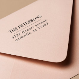 Modern Elegant namn serif bröllop Självfärgande Stämpel