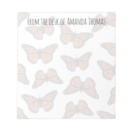 Modern Elegant, naturen av enkla monarch Butterfli Anteckningsblock