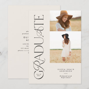 Modern elegant naturtypografi - multifoto