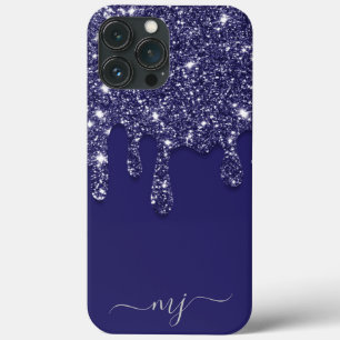 Modern Elegant Navy Blue Glitter-drivning