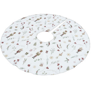 Modern Elegant Nutcracker Ballet jul Julgransmatta Borstad Polyester