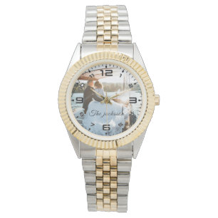 Modern Elegant - nyheten Bröllop-fotoårsdagen Armbandsur