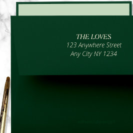 Modern Elegant och enkel Returadress Självfärgande Stämpel