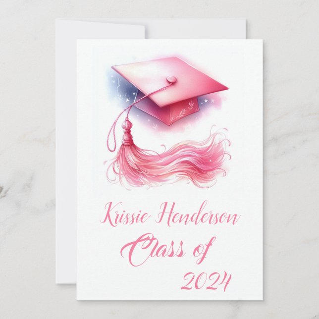 Modern Elegant Pastel Studenten Meddelande (Framsida)