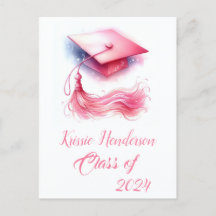 Modern Elegant Pastel-Studentmössa