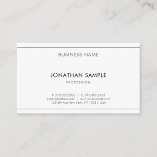 Modern elegant populär Minimalistic professionell Visitkort