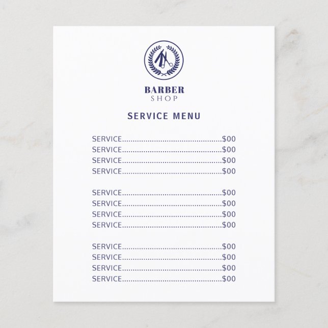 Modern elegant-prisflygare flygblad (Framsidan)