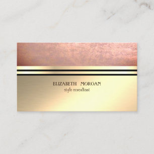 Modern Elegant Professionell Guld,Ränder Visitkort
