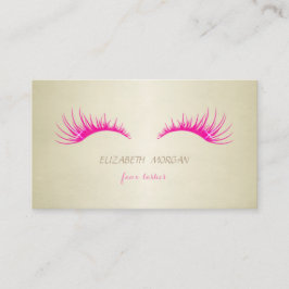 Modern Elegant Professionell-Lash Visitkort
