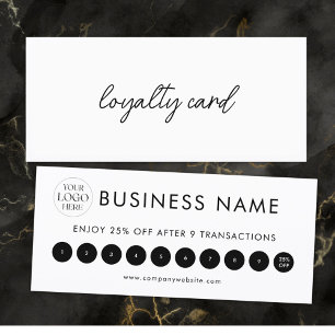 Modern Elegant Professionell Logotyp Lojalitetskor