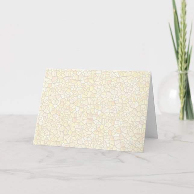 Modern Elegant Professionell Mosaic Design Kort (Framsida)