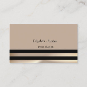 Modern Elegant  Professionell, Svart Rand Visitkort