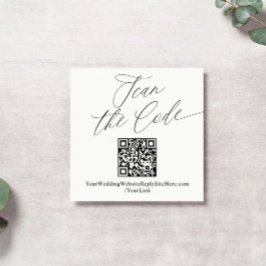 Modern Elegant QR Code Bröllop webbplats Bilaga C