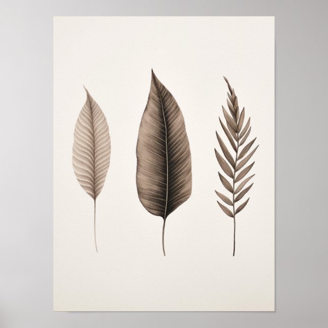 Modern elegant rent lämna poster (Framsidan)