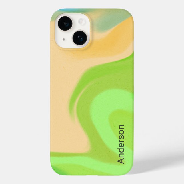 Modern Elegant Retro Linje Monogram (Baksida)