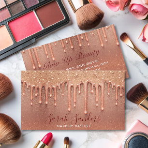 modern elegant Ro glitter-spridare Visitkort