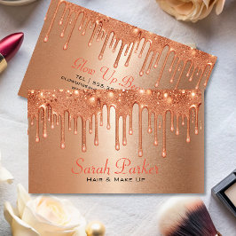 modern elegant Ro glitter-spridare Visitkort