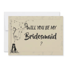 Modern Elegant Romantic Bridesmaid