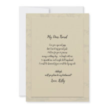 Modern Elegant Romantic kommer att bli min bridesm